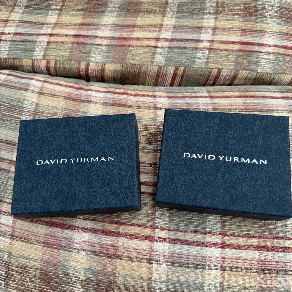 David Yurman Men's Navy Blue Jewelry Box Set